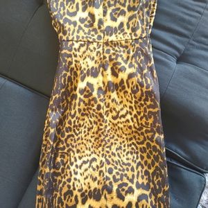 Tadashi Shoji leopard dress